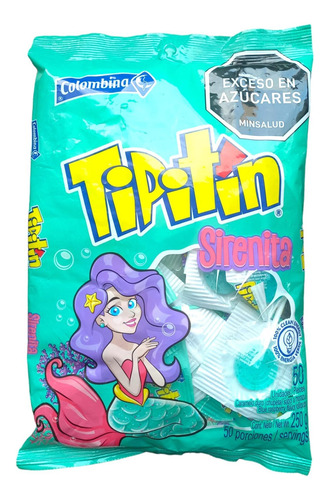 Colombina Tipitin Sirenita X50 Und - Unidad a $170