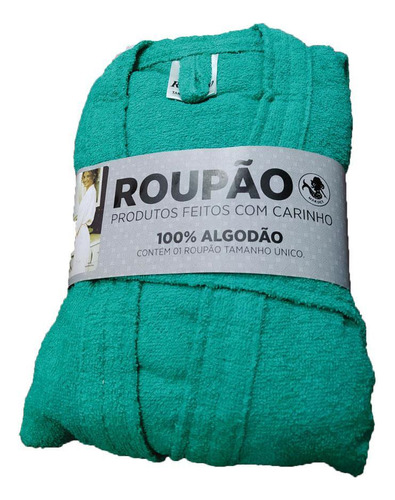 Roupão Atoalhada Margex Verde Unico