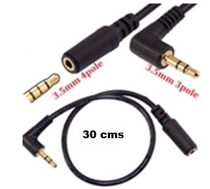 Imagen 1 de 1 de Puntotecno - Cable Adaptador Audio Plug 3,5 4polos A 3polos