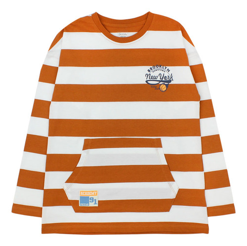 Remera Niño Café Claro 23874 Academy Junior