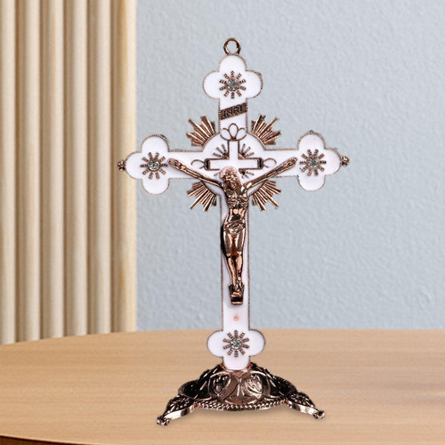 Figuritas De Crucifijo Y Soporte, Estatuas De Jesucristo En