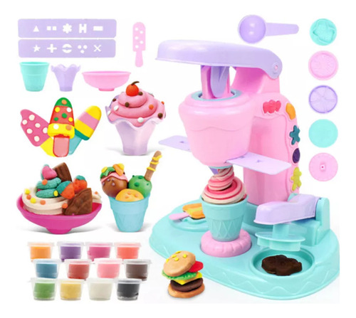 Brinquedo Sorveteria Fábrica Máquina De Sorvete De Frutas