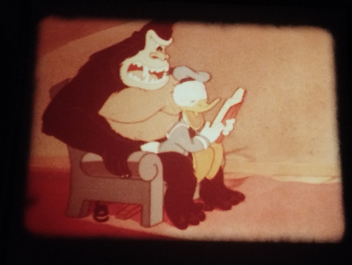 Pelicula Super 8 Dibujo Pato Donald Y El Gorila Disney (Usado)