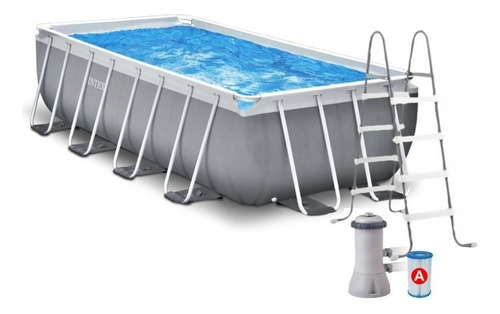 Piscina Estructural Rectangular Intex Prism Frame, 4x2x1.22m
