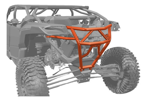 Defensa Trasera Vektor Para Can-am X3 Modelo: Revenge