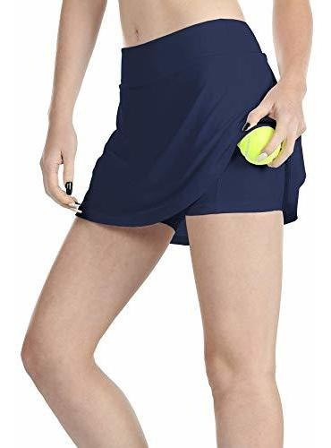 Faldas Deportivas Icyzone Para Mujer - Falda Pantalón Con Bo