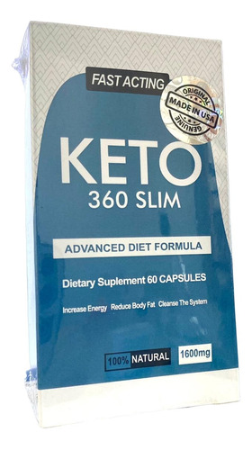 Keto 360 Slim! Importado Usa Original! Promo X3 Frascos!