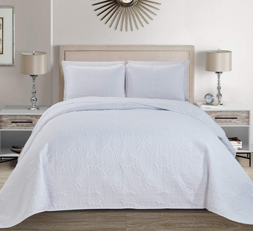 Colcha De Cubrecama Con Relieve Fancy Collection Over Size