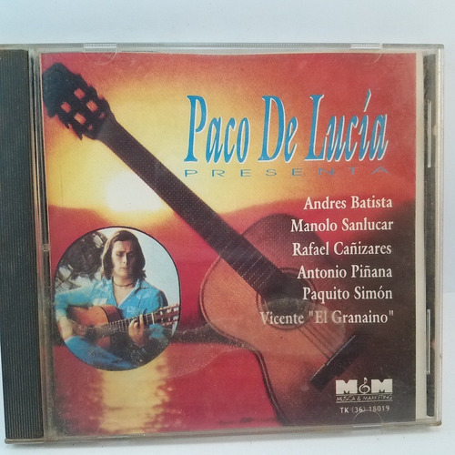 Paco De Lucia - Presenta Cd Flamenco Guitarra 