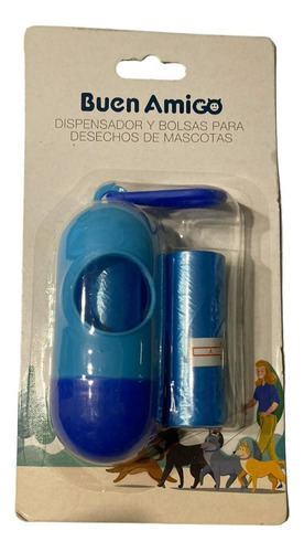 Pack 1 Dispensador + 2 Rollos Bolsas Para Desechos De Perro