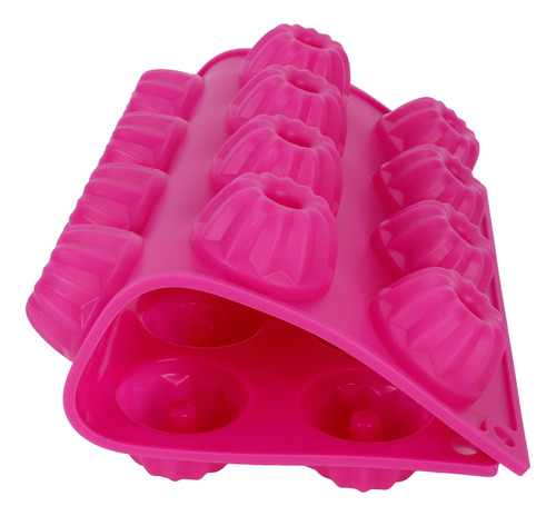Molde Para Tartas, De Silicona, Color Rojo Rosado, Antiadher