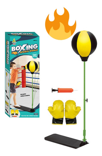 Set De Boxeo Con Guantes ,kit De Box Para Niños Original 3