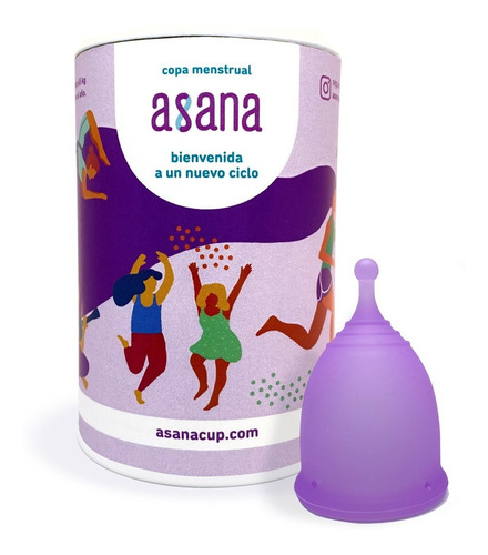 Imagen 1 de 10 de Copa Menstrual Asana Modelo Curva, Sustentable, Certificada