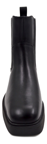 Bota Botineta Mujer Urban Cow Zeta Ecocuero Elastico Taco