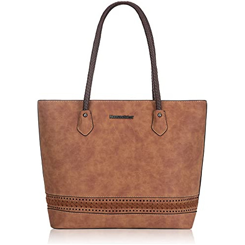 Montana West Bolsos Grandes Mujer Tote Bag Con Zipper