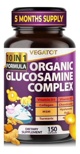 Glucosamina Condroitina Con Msm Cúrcuma 11,209 Mg 150 Caps