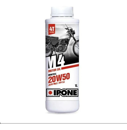 Aceite 4t Mineral M4 20w50 Ipone - Bmmotopartes 