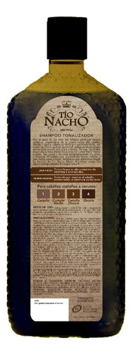 Shampoo Tío Nacho Efecto Anti-canas Henna Egipcia Con 415ml