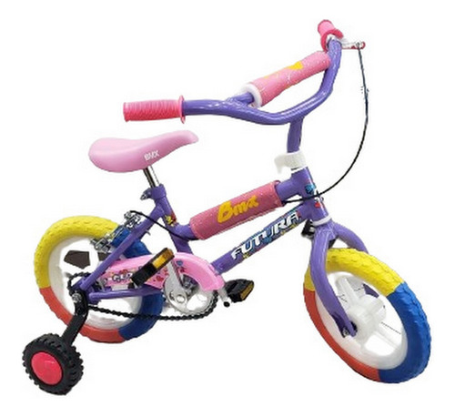 Bicicleta Futura Nena Rodado 12 Con Rueditas