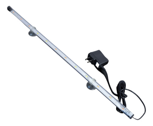 Lampara Led Sumergible Acuario Pecera Peces 55 Cm Luz Blanca Externa 4423