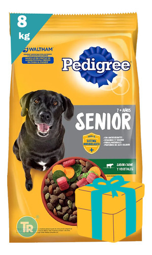 Comida Perros Pedigree Adulto Mayores 9kg + Salsa + Envío 