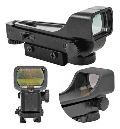 Red Dot Carabina Rifle Mira Holografica Trilho 7/8 22mm