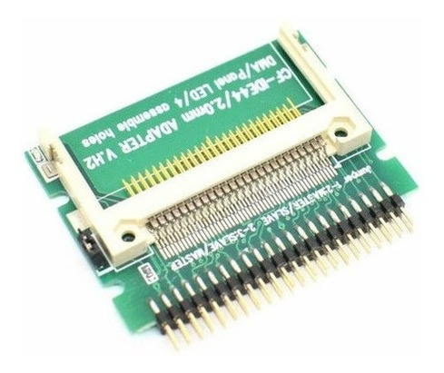 Adaptador De Memorias Compact Flash A Ide 44 Pines Macho Verde