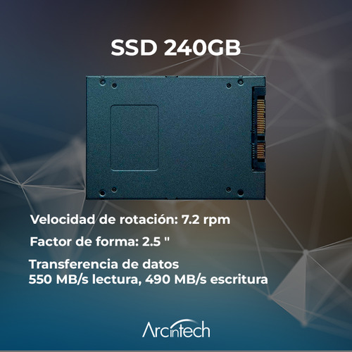 Pc Arctech Gamer Intel Core I5 16gb Ssd 240gb Gabinete Wifi