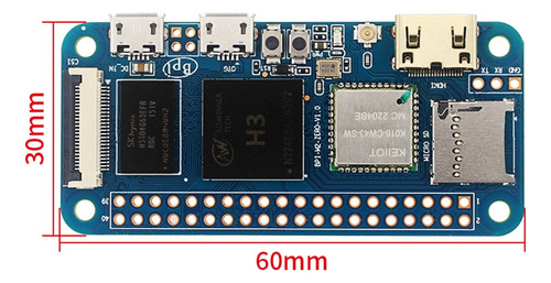 T9crystally-banana Pi M2 Zero Bpi-m2 Zero Alliwnner H3 Quad