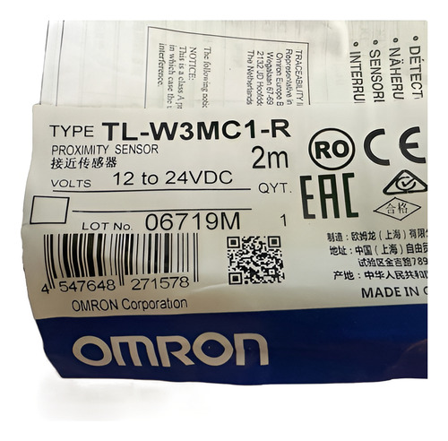 Omron Tl-w3mc1-r Sensor De Proximidad