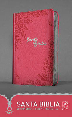 Libro Santa Biblia Ntv, Ediciã³n Zã­per, Flores Rosa (sen...