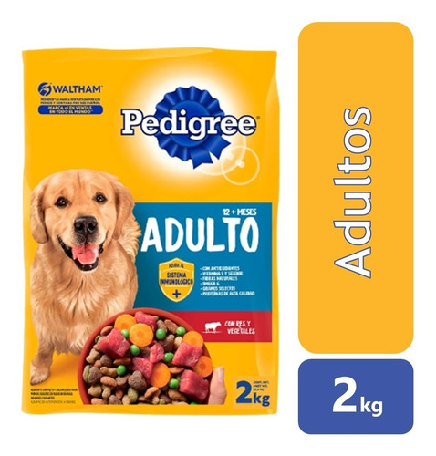 Pedigree Alimento Para Perros Adultos Todas Las Razas 2kg