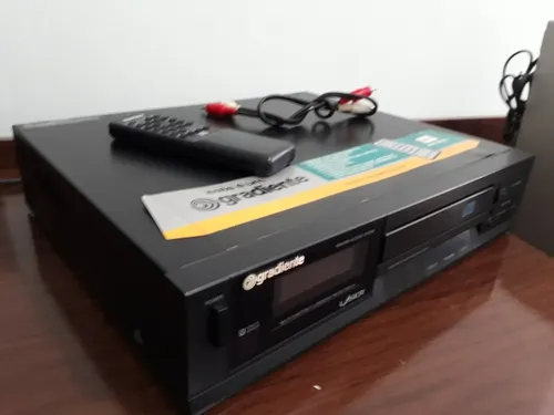 Cd Player Gradiente Cdp-380rc, Com Controle, Cabo E Manual