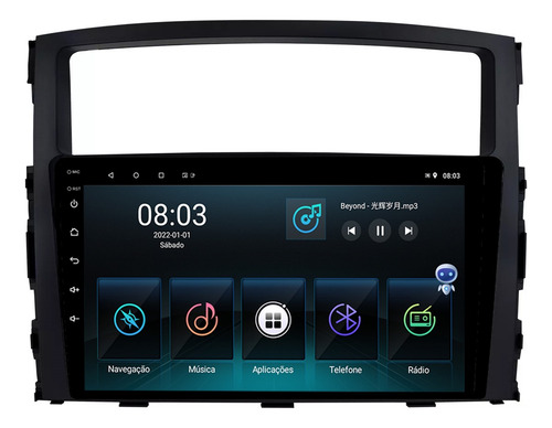 Multimidia Pajero Full 9p Qled Android Carplay 2gb 32gb