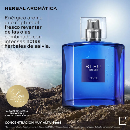 Perfume Hombre Lebel Blue Intense + Live Adventure + Regalo