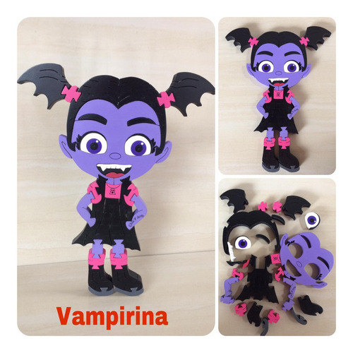 Muñeco Rompecabezas En Mdf, Serie Animada Vampirina