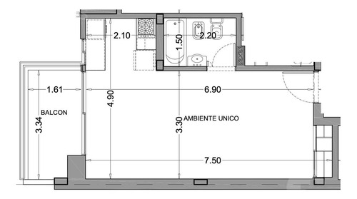 Venta Departamento Monoambiente Con Balcón Y Amenities, A Estrenar En Almagro