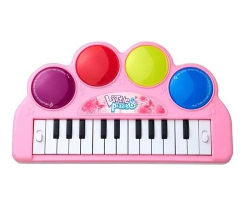 Piano Teclado Eléctrico Musical Luces Sonidos Niñxs Juguete