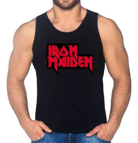 Camiseta Iron Maiden Tipo Esqueleto Manga Sisa 