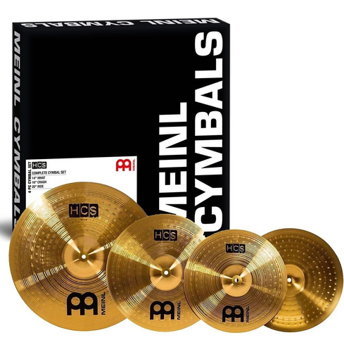 Set De Platillos Meinl Hcs 14'' 16'' 20'' + Splash 10'' Free