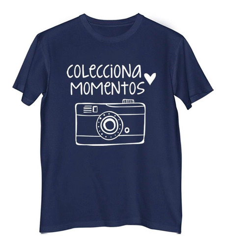 Remera Niño Color Colecciona Momentos Fotografia Amor