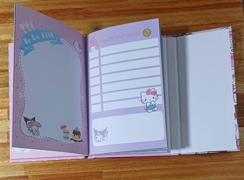 Agenda Organizadora Planificador Semanal Kitty Tapa Iman Kitty