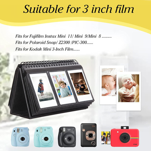 Miniálbum De Fotos Con 96 Bolsillos Para Fujifilm Instax Min