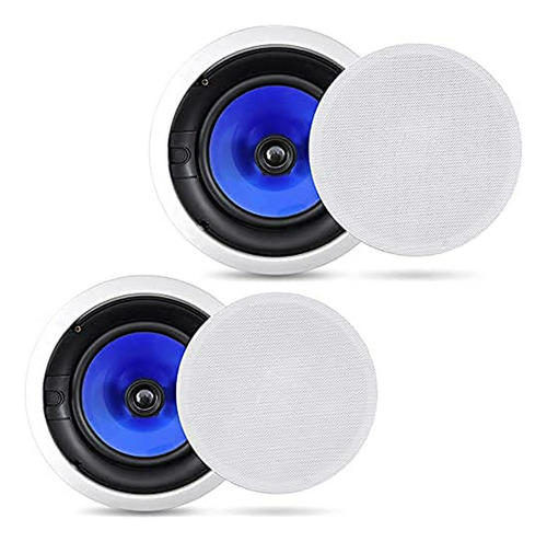 2 Vías Para Empotrar En Techo Speaker System - Dual De 8 Pul