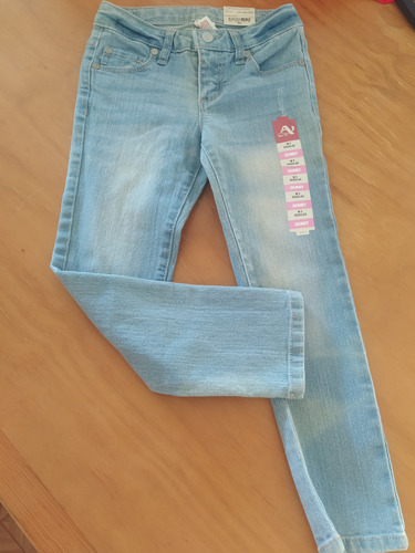 Pantalón Mezclilla Skinny Para Niña Talla 5 