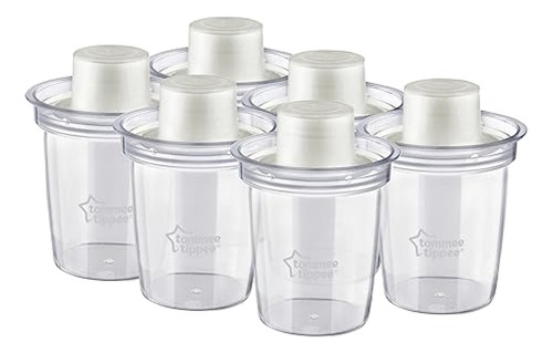 Dosificadores De Leche Maternizada Tommee Tippee, 6 Unidades