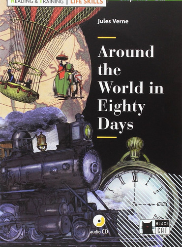 Libro Around The World In Eighty Days Con Cd Serie Like Skil