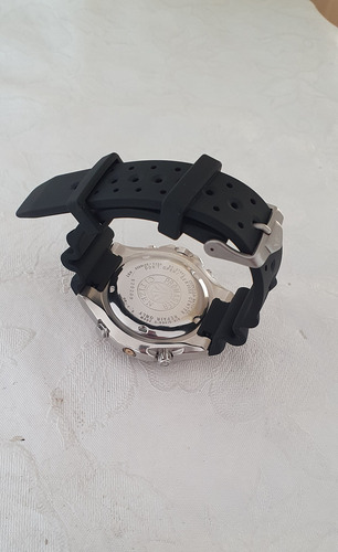 Citizen Aqualand Jp1060 Fundo Azul Usado Preto Prateado Azul