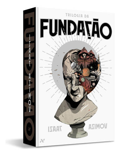 Trilogia da Fundação, de Asimov, Isaac. Série Série Fundação Editora Aleph Ltda, capa dura em português, 2019