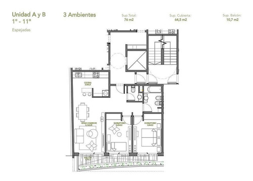 Imagen 14 de 27 de Hermoso 3 Ambientes De 76m2! Edificio De Categoria - Piscina Sum Parrillas! Flores